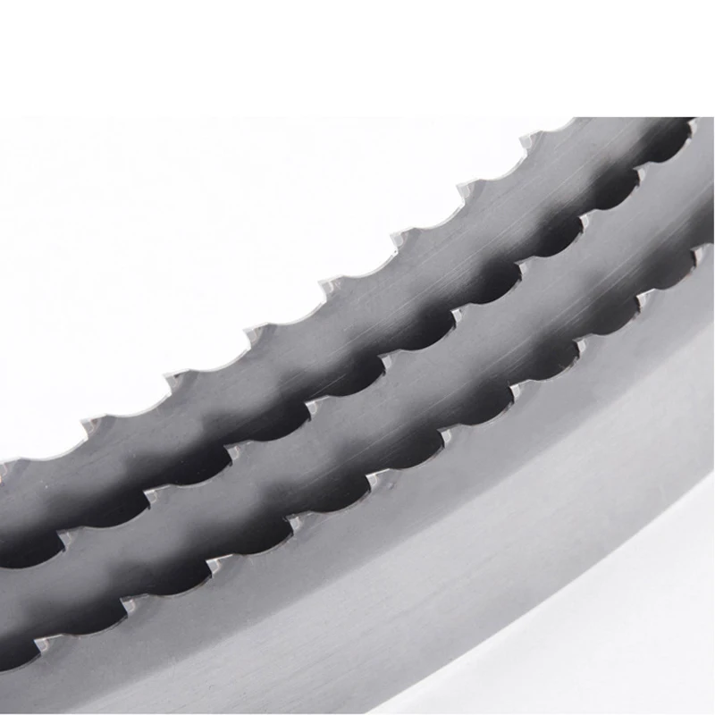 Welded Customized Size Tungsten Carbide Tip Band Saw Blade 16mm-150mm Width  For Hard and Soft Wood Cutting