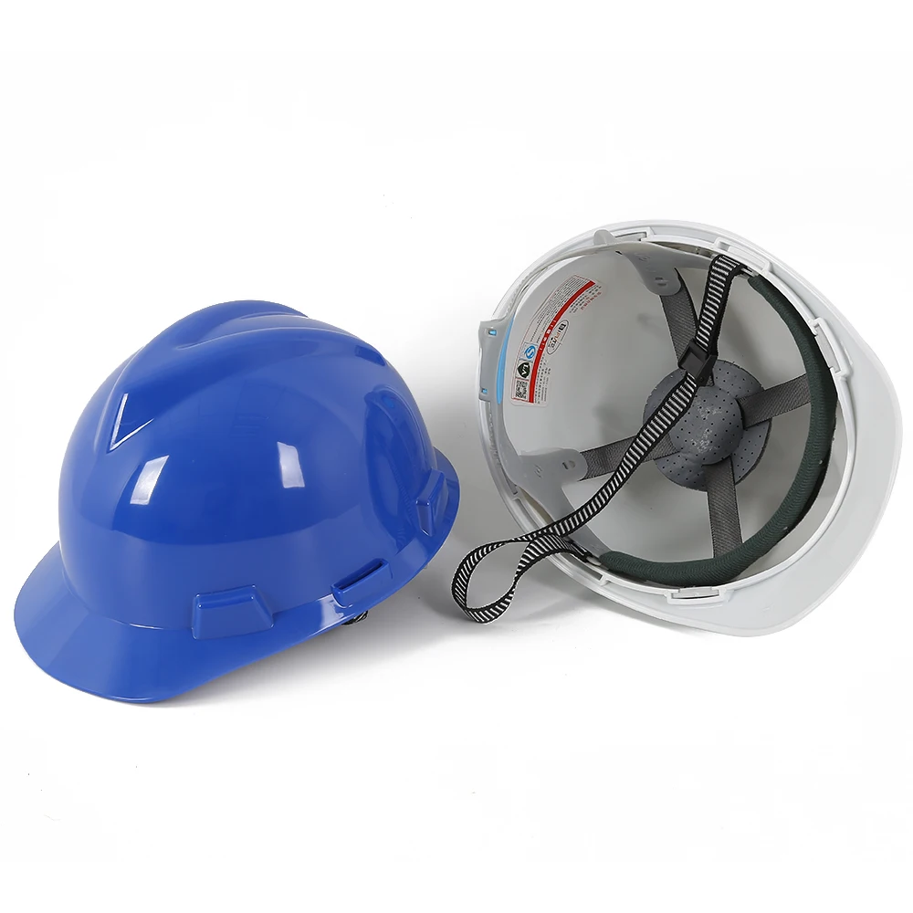 Customized color cheap ABS materials ratchet labor protection safety helmet construction
