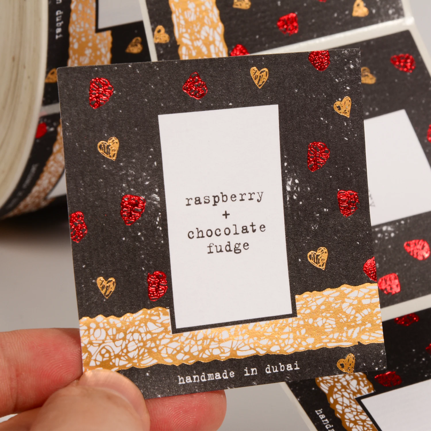 Premium Free Design Waterproof Vinyl Food Packaging Label Stickers for  Desert Discounted for Bulk Orders