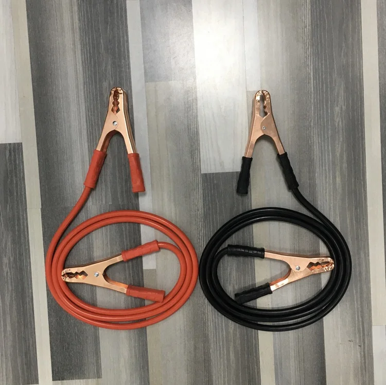 High Quality Power Car Live Wire Battery Line Battery Clamp Connection Line Crocodile Clamp Pure Copper Wire Emergency Line