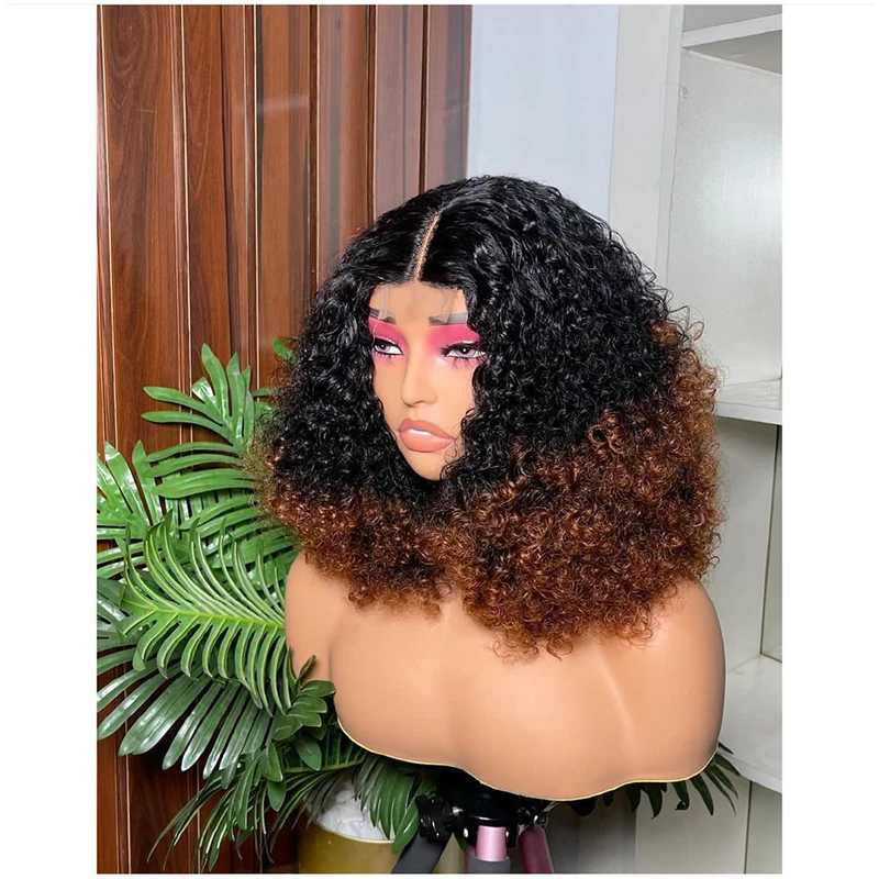 wholesale Hair Suppliers 4*4 Lace Wig Raw Virgin Human Hair Vendors 1b 30 Color Curly 13*4 HD Lace Frontal Wigs For Black Women