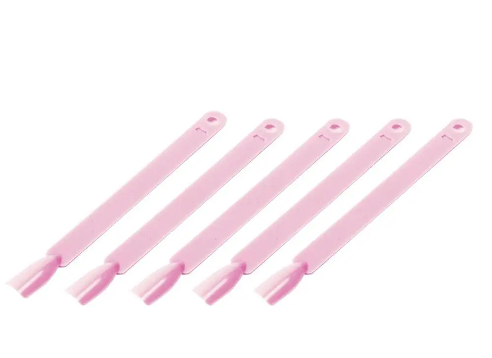 CoulorButtons Transparent Fan-shaped Black White False Nail Art Tips Display Polish Board Practice Sticks