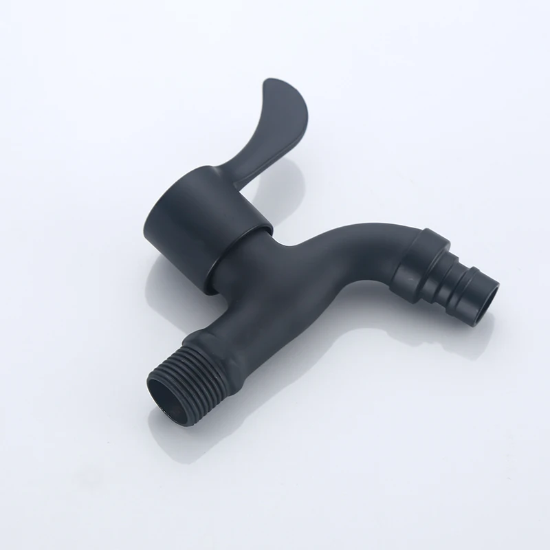 Classic best-selling black stainless steel 304 Body Water Tap Brass Cartridge With Iron Spindle