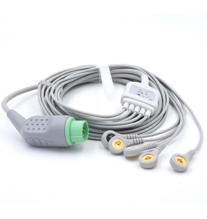 Biolight M8000A M9500 кабель прямого подключения ECG цельный 12-контактный 5-ходовой разъем для больниц
