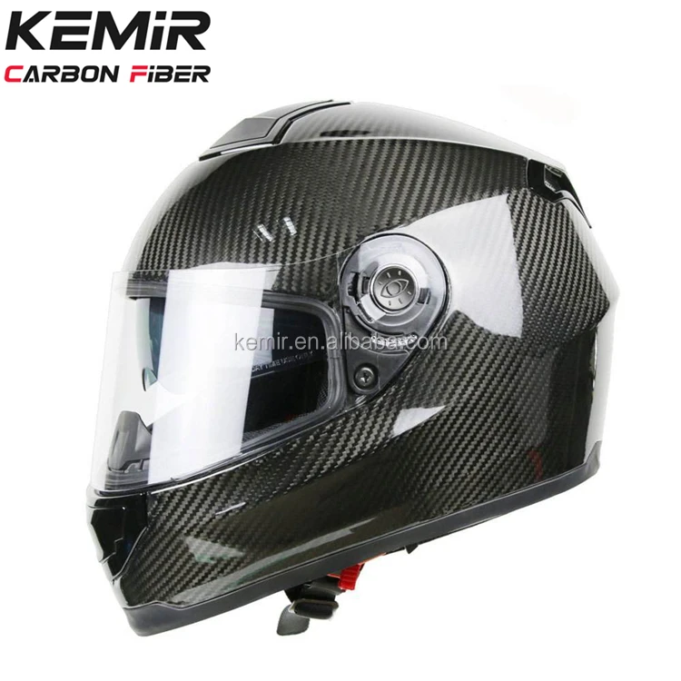 OEM 3K carbon fiber helmet shell with carbon fiber safety cap