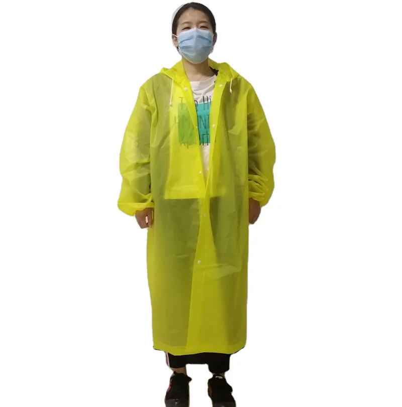 100% Waterproof environmental friendly raincoat for men and women