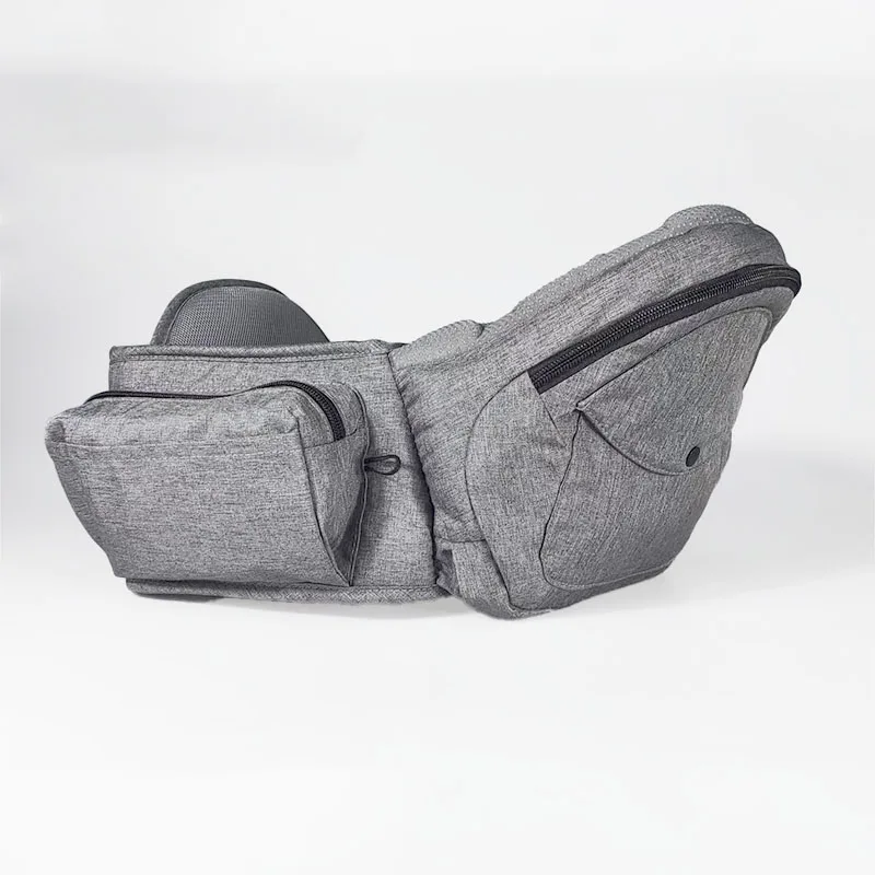 Baby Hipseat Carrier Waist Belt Walker Toddlers Ergonomic Hip Seat with Water Bottle Pocket for Mom