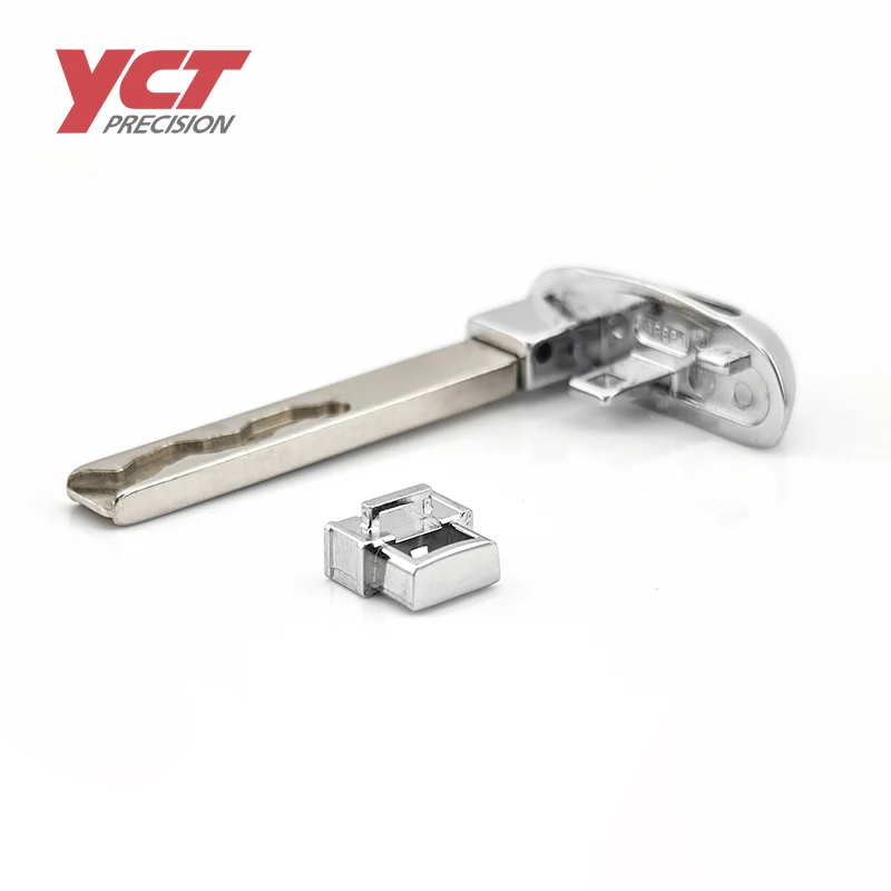Custom Metal Stainless Steel EN10088-3 Hardware Automobile Keyless Remote Control Car Key Mechanism MIM parts