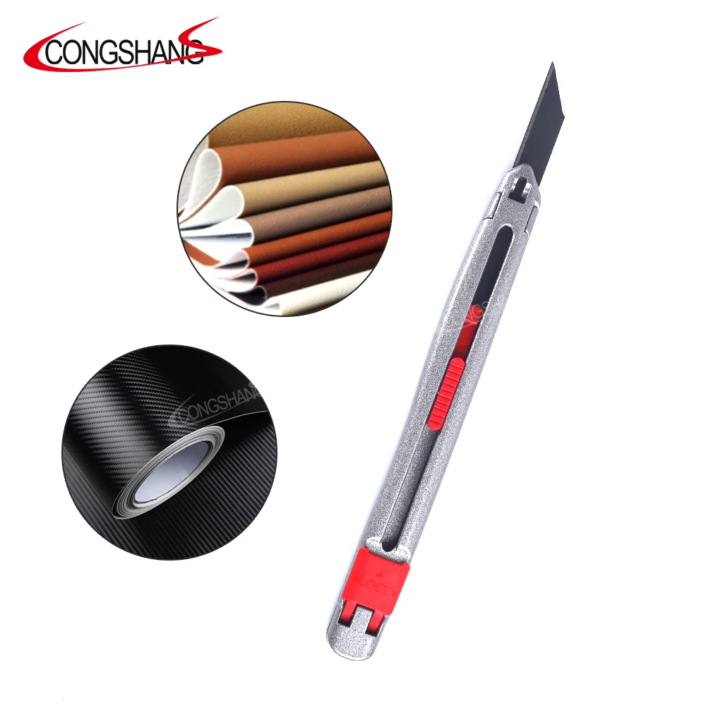 High Grade zinc alloy heavy duty cutter knife 9mm utility knife