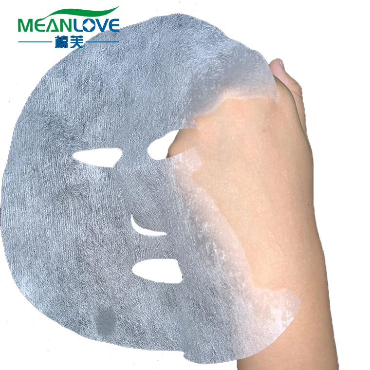 non woven white fiber facial dry lycel sheet exported to Korea OEM