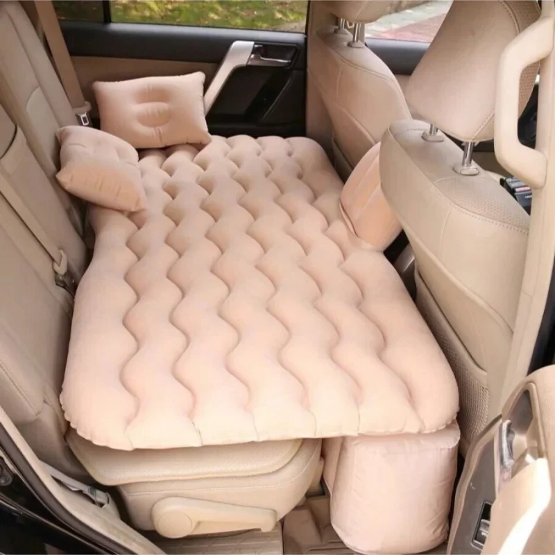 Outdoor Family Tourism Camping Picnicking Flocking Car Air Cushion Rear Seat Portable Sleeping Mat Travel Bed
