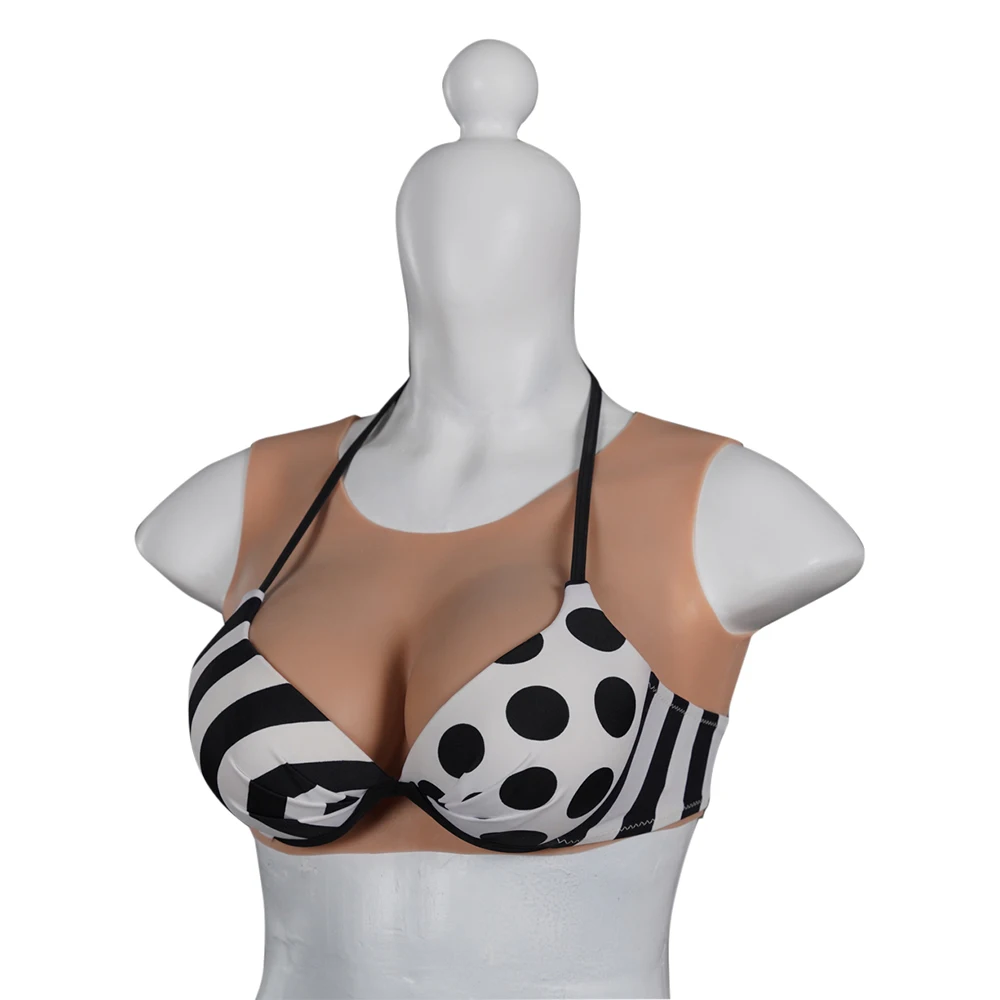 B06 Free shipping US Warehouse C Cup Realistic Silicone Breast Fake Boobs Chest Form For Cosplay Lady Artificial Silicon Chest