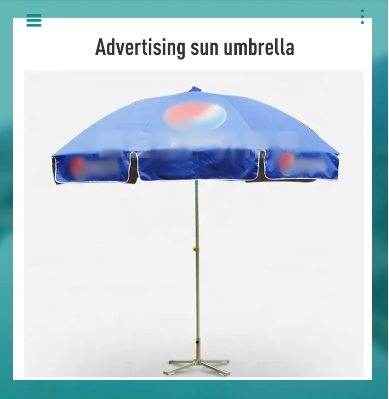 umbrella manufacturer Custom sunblock sunshade beach umbrella activities on the ground stand sun outdoor parasol umbrellas