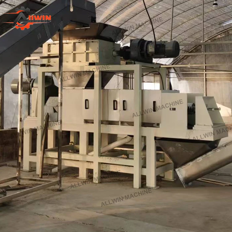 Kitchen Food Waste Screw Press Dehydrator/Fruit and Vegetable dregs dewatering machine
