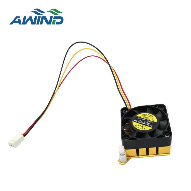 Low profile pc server cpu cooler heat sink radiator aluminum heatsink south north bridge 4cm fan leaf black fan for electronics