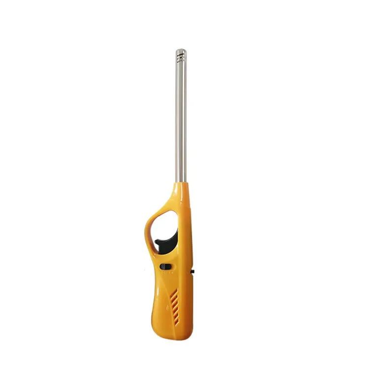  Long Candle Butane Stove BBQ Gas Lighter Wholesale plastic Electric Flame Refillable For Kitchen