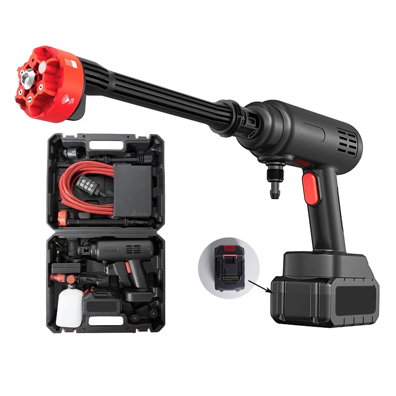 Factory Supply Attractive Price Rechargeable Car Wash Water Gun ABS Car Wash Water Spray Gun