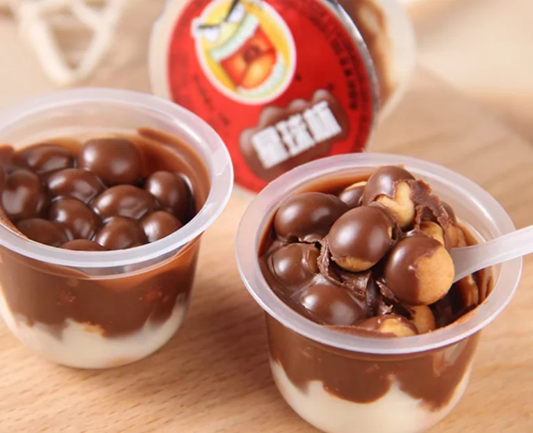 Hot sale delicious 15g star cup chocolate biscuit with jam