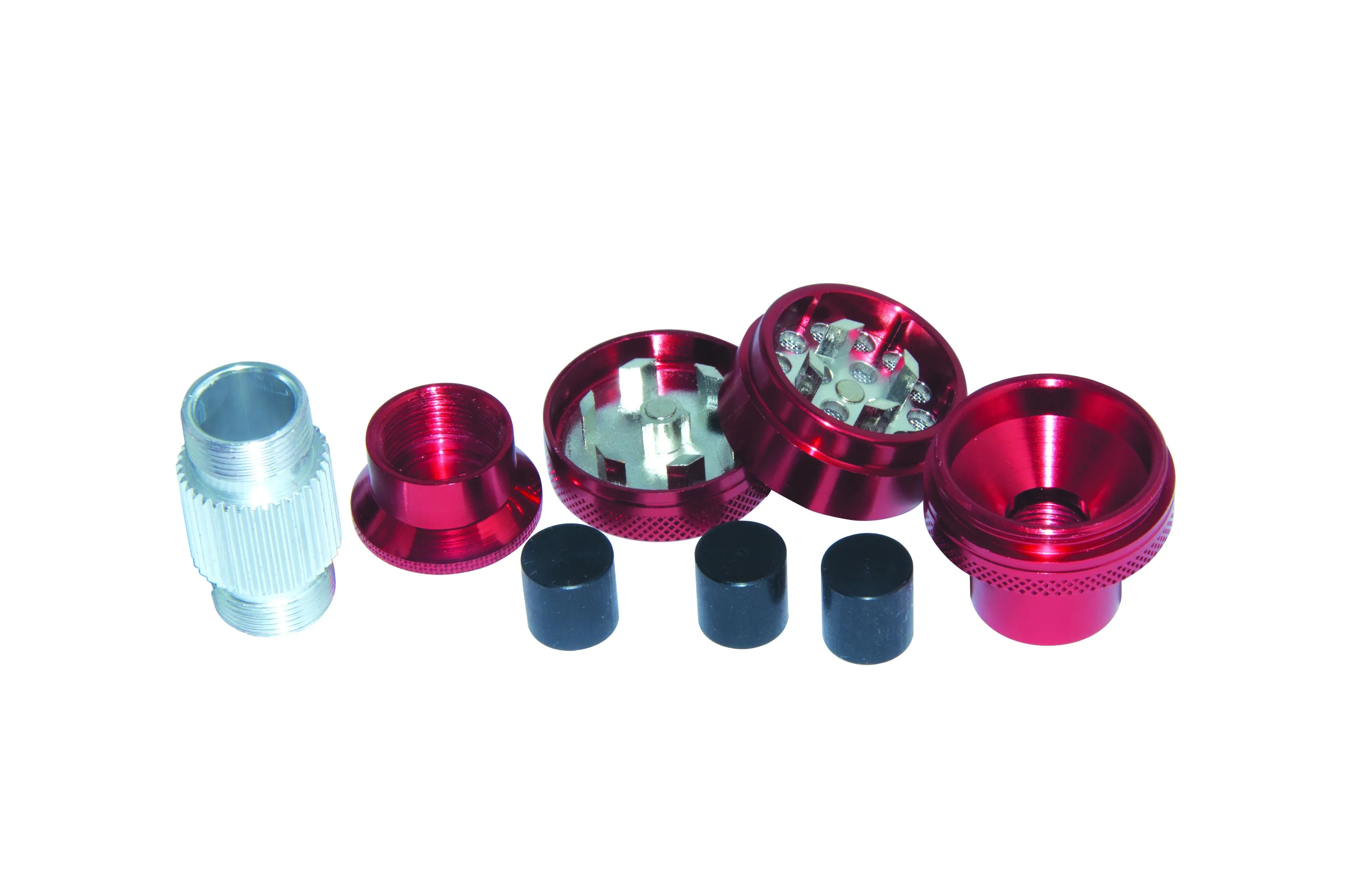 JC8201 Aluminum dry medicine pollen crusher herb grinder exquisite spot small size pollen press manufacturers made in China