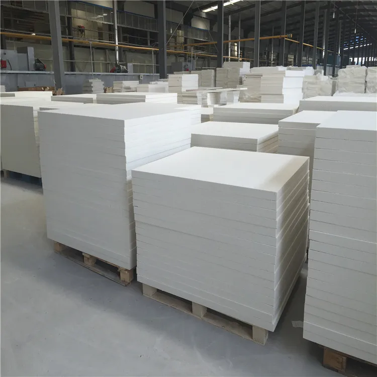 high thermal insulation ceramic fiber boards 1260/1300/1430 ceramic fiber plates for steel industry