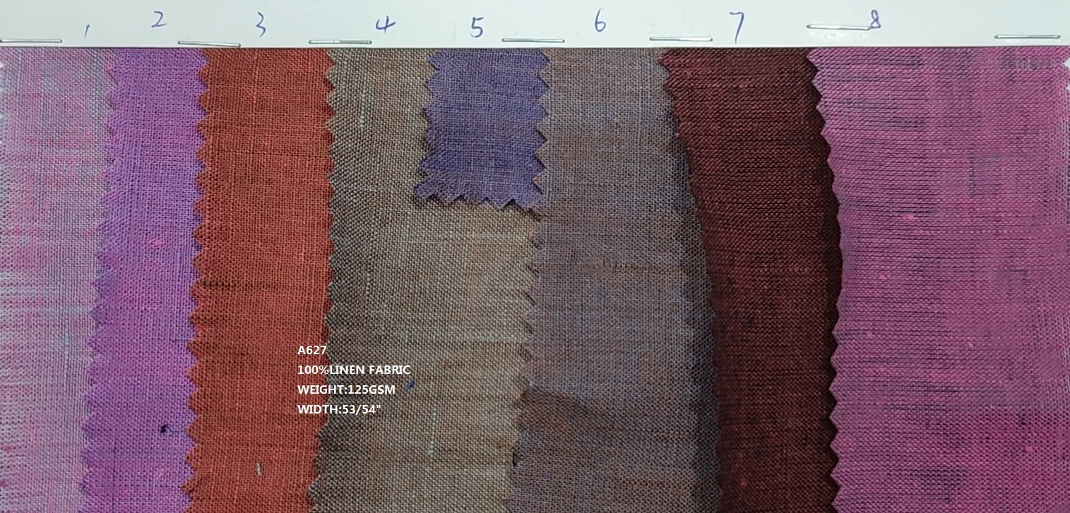 
100% linen /; cotton /viscose fabric in stock 