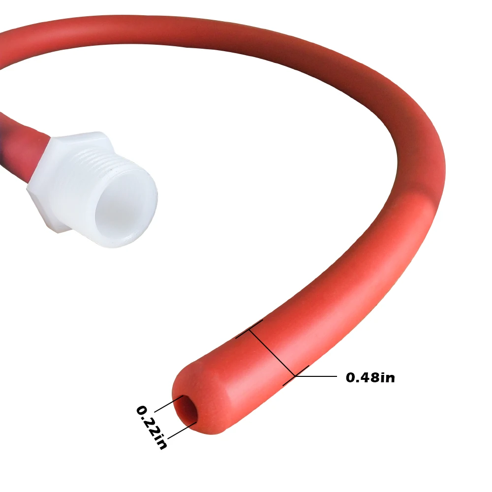 50cm Silicone Anal Enema Tube Douche Head Cleaning Cleaner Vaginal Enemator