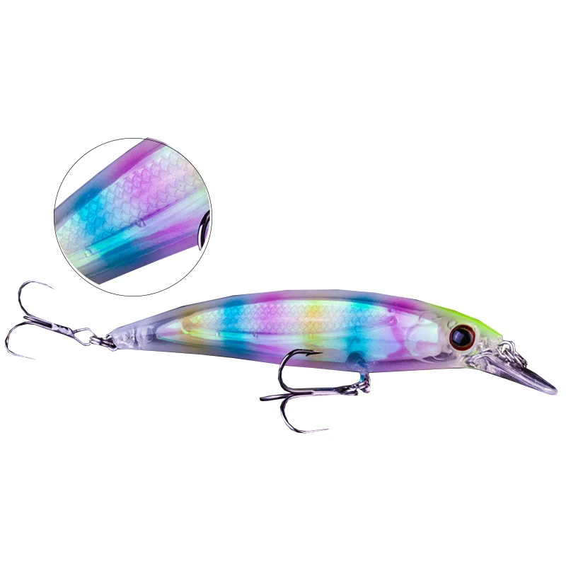
Artistic Wholesale Soft Body Fishing Lures fake bait floating water Mino hard bait sea fishing cockpit bass eel blue bait set 