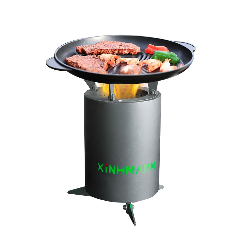 Wild Stove Outdoor Wood Stove Manufacturers Barbecue Equipment High-end Camping Furnace Solid Alcohol Furnace Firewood Stove