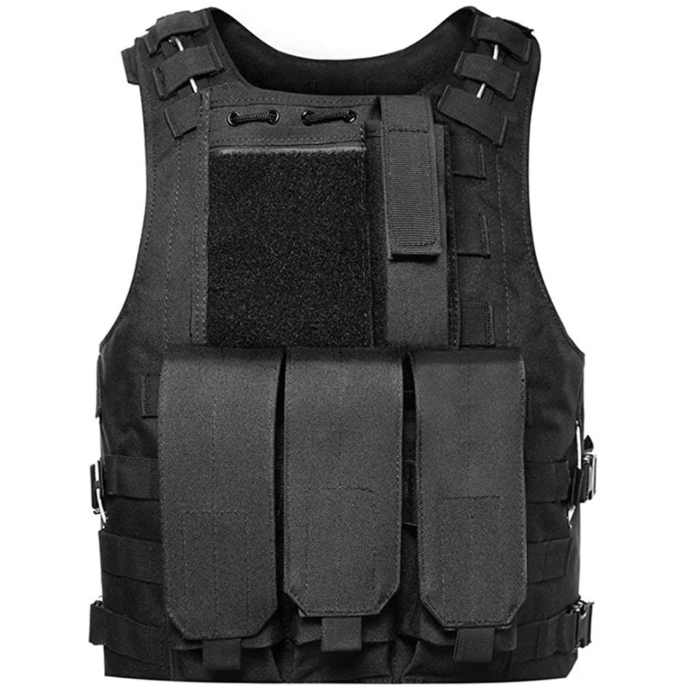 Multifunctional Tactical Gear Equipment Supplies Black Security Tactical Vest for Sale (1600738523406)