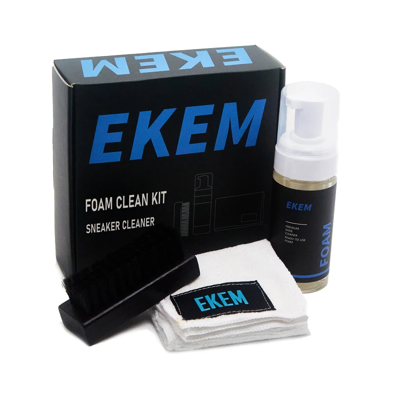 EKEM 2023 Hot Sale Oem Custom Sneaker Cleaning Liquid Sneaker Shoe Cleaning Kit Sneaker Cleaner