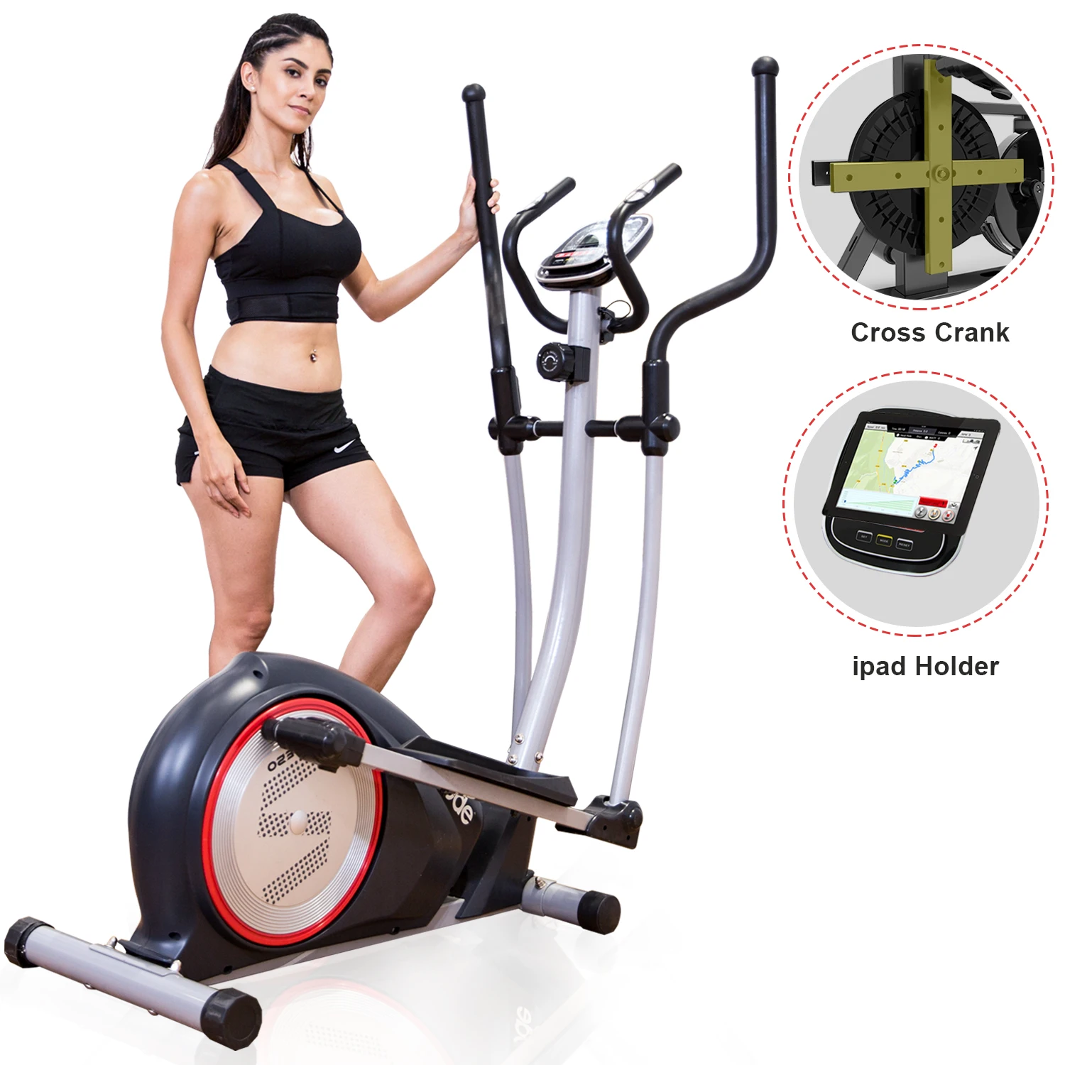 snode e20 workout exercise machine elliptical machine gym equipment magnetic elliptical trainer