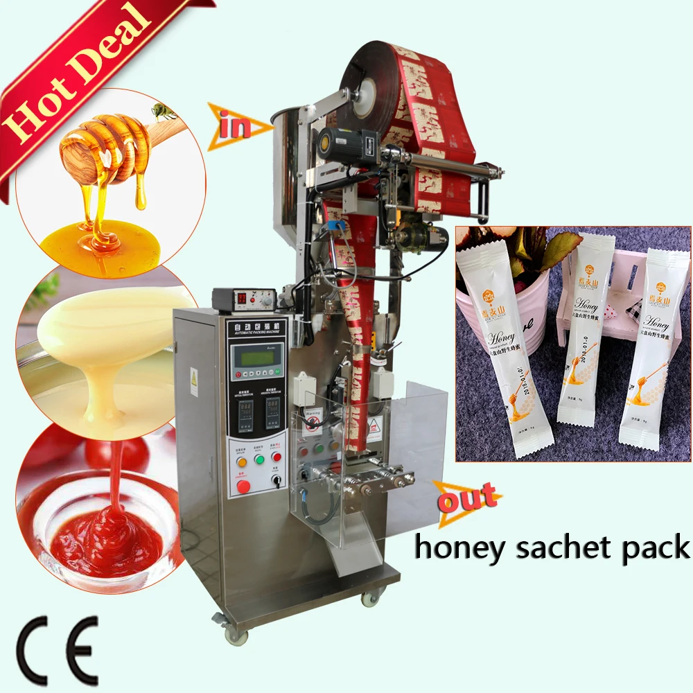 MY-60YB liquid honey packing machine automatic honey packing equipment honey stick filling packing machine price