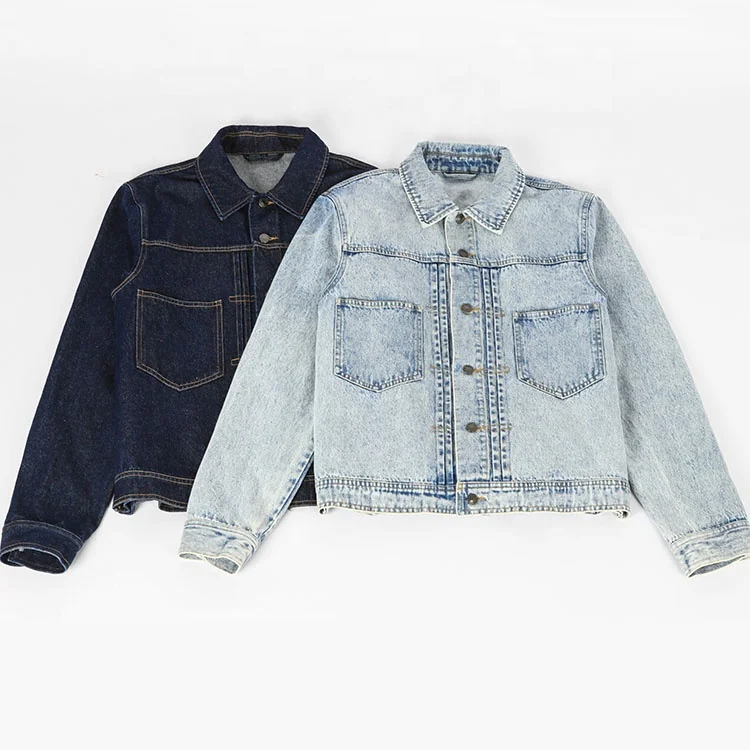Z21L28- Suppliers Denim Cotton Fabric Jackets Manufacturer Pigment Washing OEM Custom Mens Jean Denim Jacket