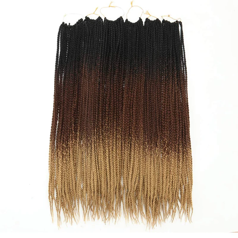 
New high quality beautiful color crochet goddess boxed braids extensions 