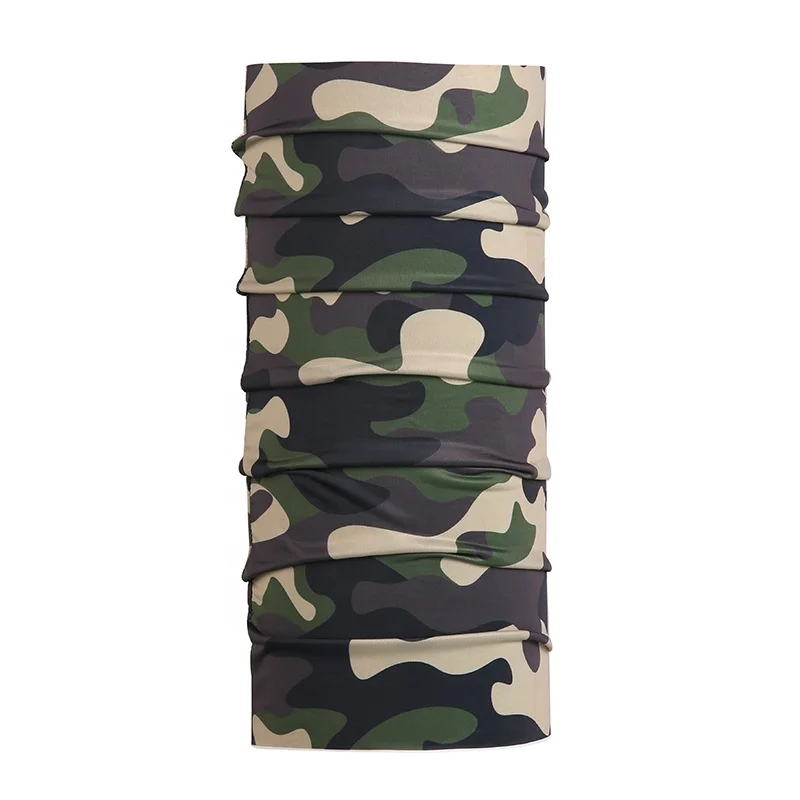 3D Custom Cooling Outdoor Travel Sunscreen Protection Scarf Neckerchief Skull Bandana