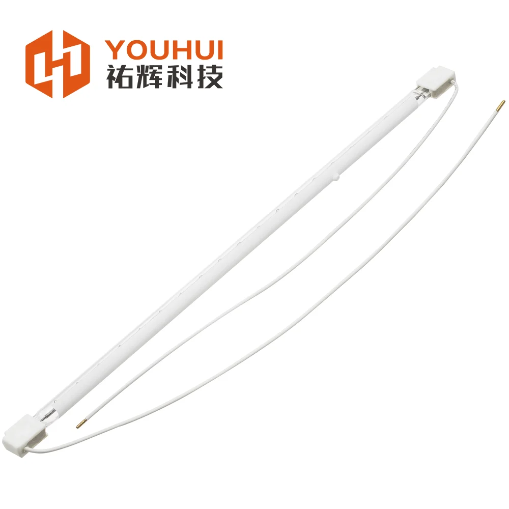 ir high temperature quartz glass infrared heater lamp tube for bottle blowing machine