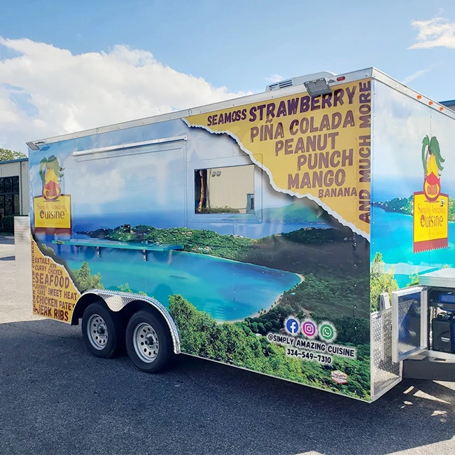 Mobile Kitchen Bus Towable Food Trucks China Food Trailers For Sale