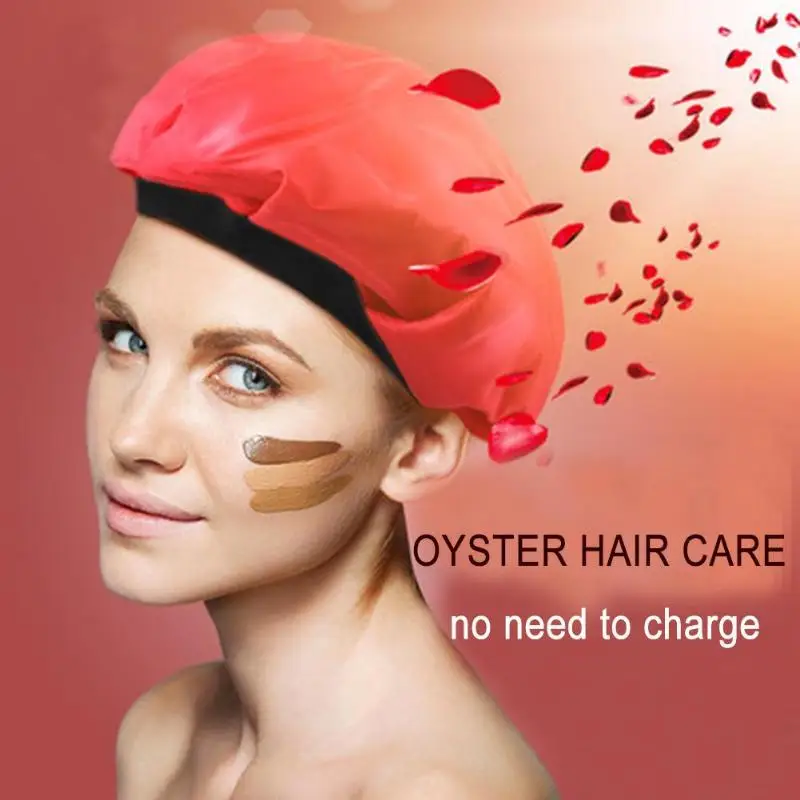 Беспроводные выпечки масла холодного тепла кепки Фены обруч для волос Hair Styler ухода за кожей пароход термоусадочная спа с подогревом гелевая
