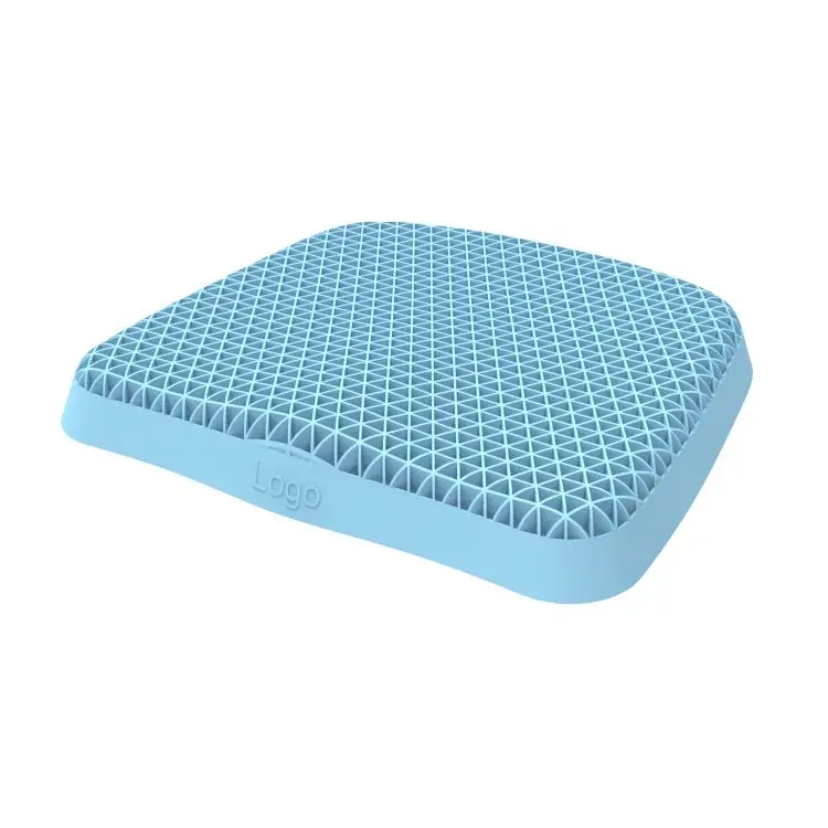 Office Tpe Gel Seat Cushion  Double Thick Cooling Seat Cushion Outdoor Seat Cushion
