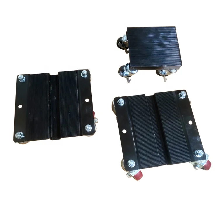 3PCS Per Set Heavy Duty Anti Slip Straps Firmly Attaching On Skis Snowmobile Dolly Set Roller Skate