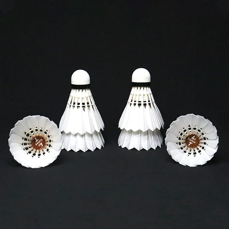 Chinese Factory Wholesale Professional Class A Goose Feather Badminton Shuttlecock For International Tournament