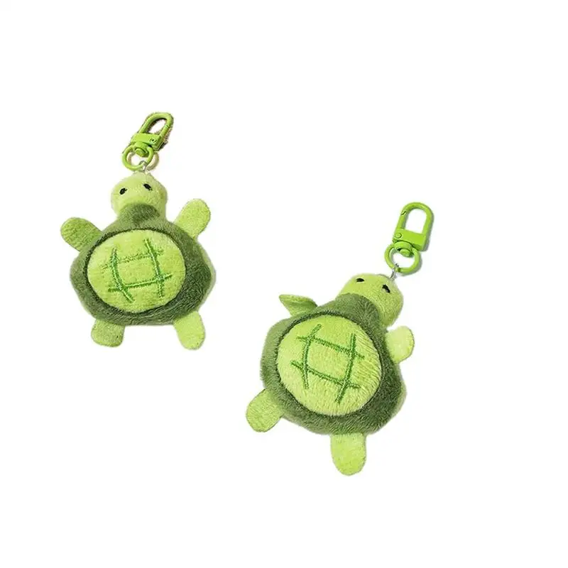 custom diy name turtle plush keychain Plush Doll Kids bag pendant accessories sea key chains stuffed animals toys