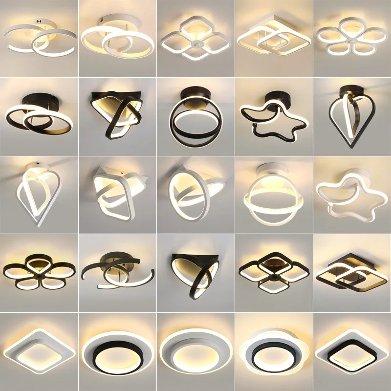 Indoor Lighting Hotel School Villa Corridor Ceiling LED Modern Ceiling Lamp Simple Fashion Chandelier Lighting Luxury Lamps