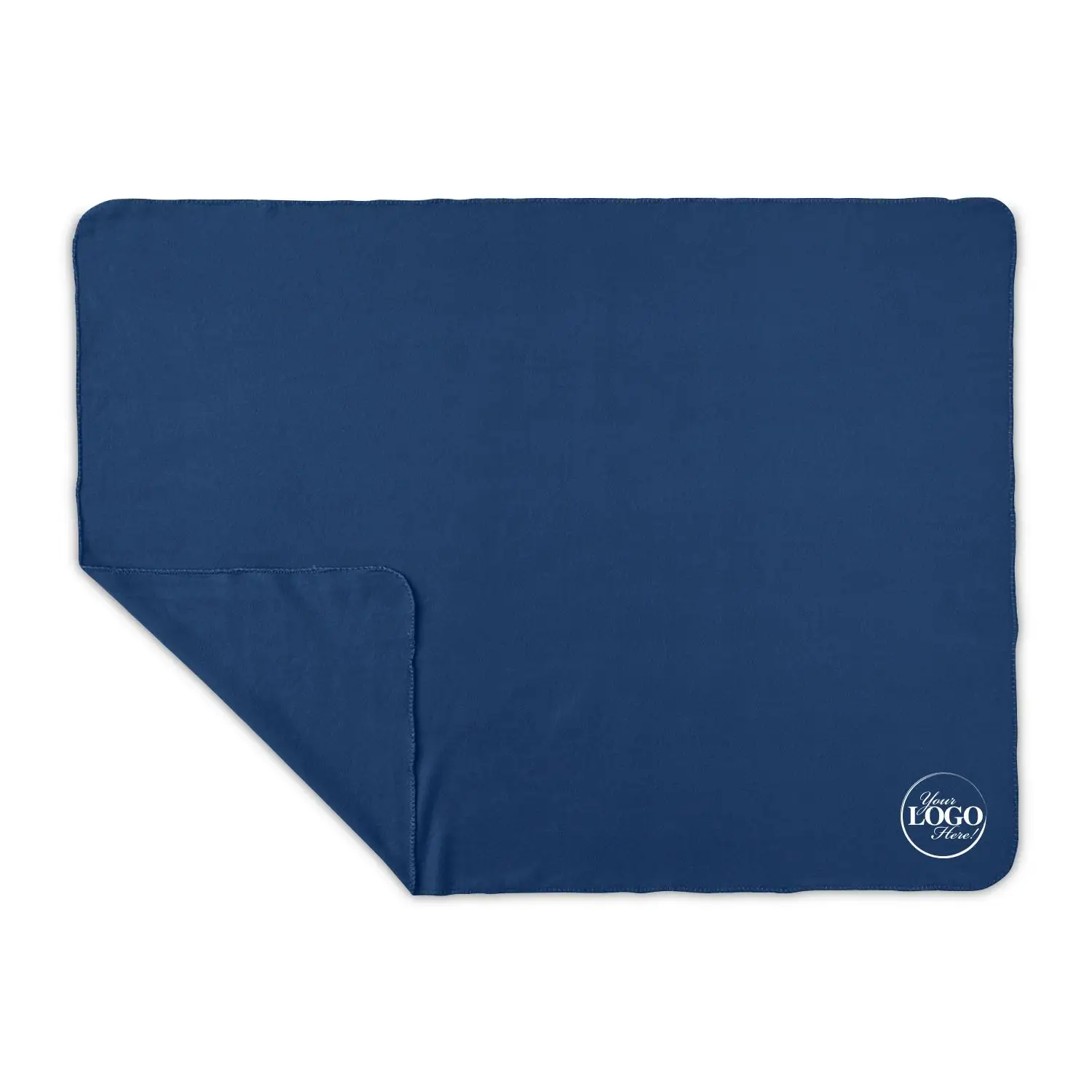 High Quality Microfiber Brushed Polar Fleece Blanket with Custom Logo for Hospital/School