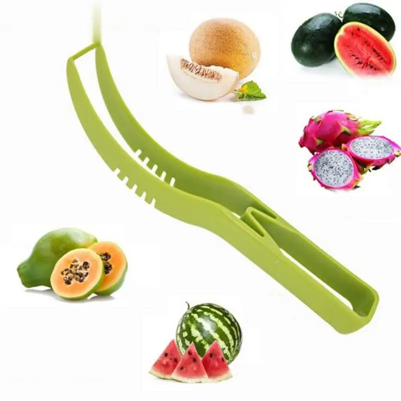 Fruit Plastic Knife  Slicer Intelligent Slicer Knife Watermelon Plastic Fruit Slicer Summer kitchen Accessories H26