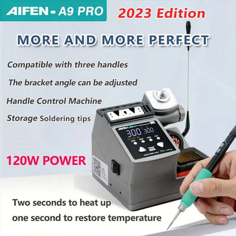 AIFEN A9 PRO с ручкой C210 C245 C115 бессвинцовая электронная сварка паяльная станция паяльный железный наконечник для телефона