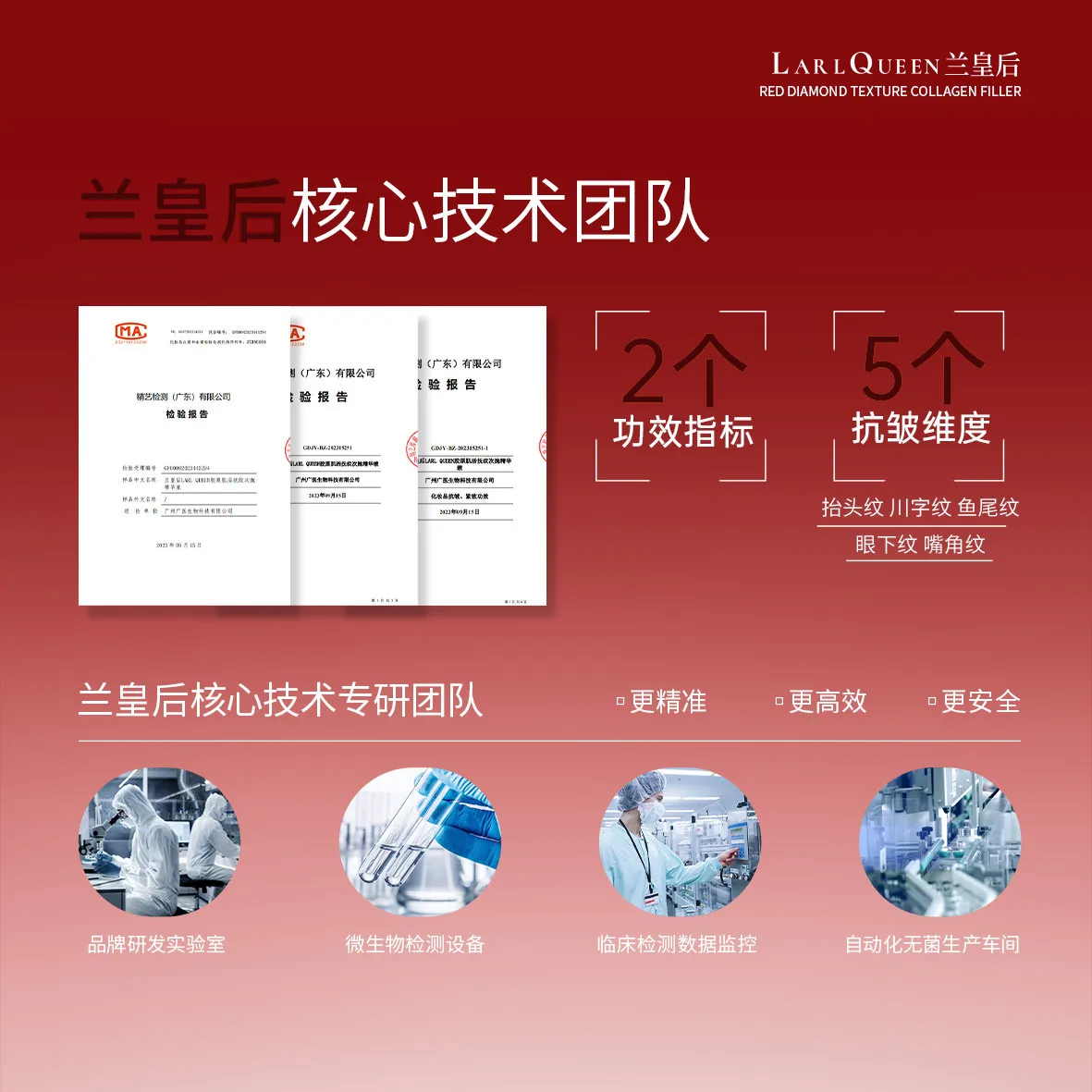 Red Diamond Anti-Wrinkle Collagen Fill Hydrating Polypeptide Repair Facial Care Firming Anti-Wrinkle Essence Lotion