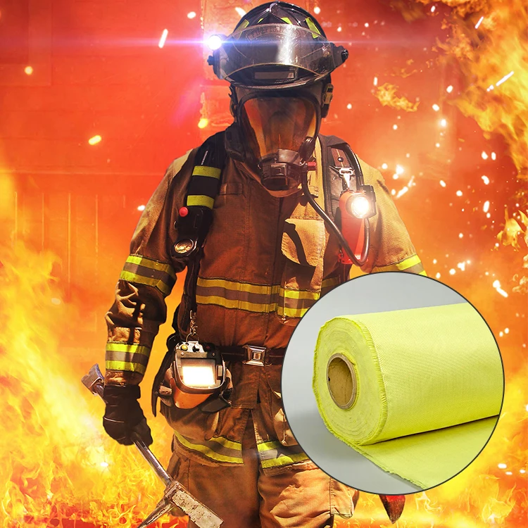 Fireproof Aramid Kevlar Yarn Ballistic Kevlar Plain Weave 1500d 220g Aramid Fabric For Armored Anticut Flame Retardant Fabric