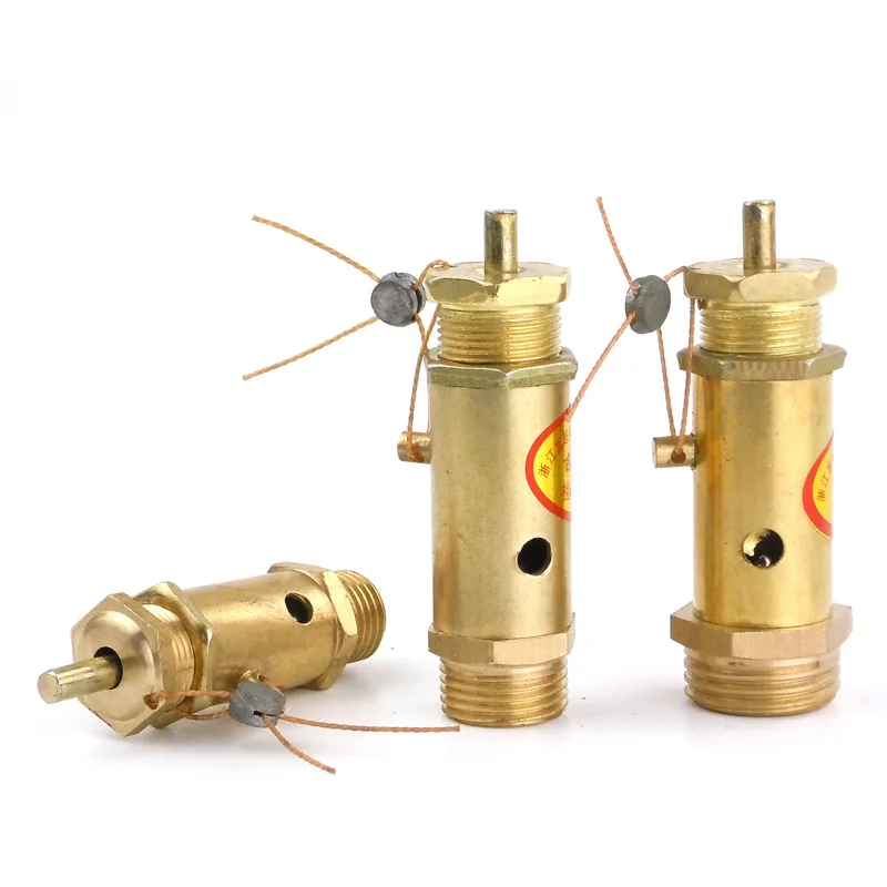 304 Stainless Steel & Brass Pneumatic Parts Safety Valve Relief-Pneumatic Safety Valve