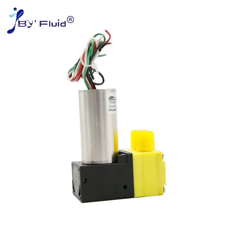 JBY FLUID Высокое качество китайский поставщик 12 Вольт 24 вольт бесщеточный двигатель мини диафрагма жидкий воздушный насос